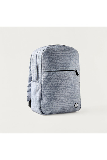 Kaos KAOS All-Over Print 17 Inches Backpack with Adjustable Shoulder Straps - 43x30x13 cm