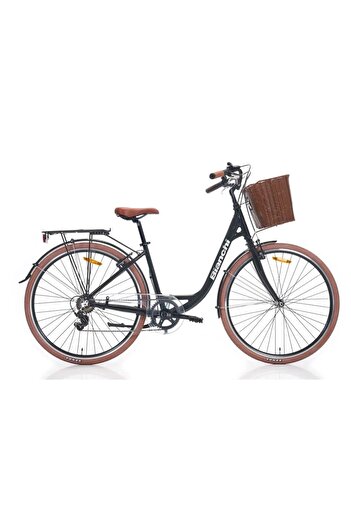 Bianchi C281 KADIN ŞEHİR BİSİKLETİ 380H V 28 JANT 7 VİTES BLACK GREY GLOSSY