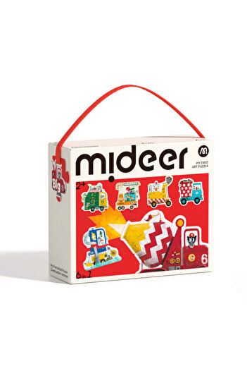Mideer My First Puzzle - İnşaat Araçları