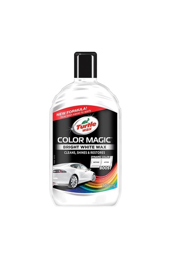 Turtle Wax PASTĂ DE LUSTRUIT 3 ÎN 1 TURTLE WAX COLOR MAGIC CEARĂ ALBĂ LUMINĂ, 500ML