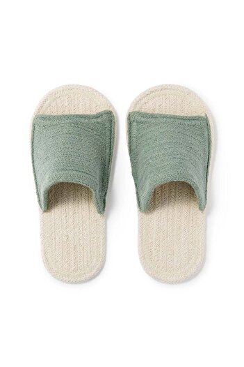 Muji Indian Cotton Room Sandals, Open Toe