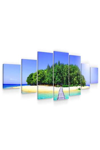 startonight DualView Startonight Painting Set The Way to the Island, 7 pieces, 100 x 240 cm