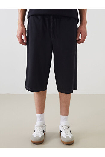 LC Waikiki Black Comfortable Fit Men's Shorts
