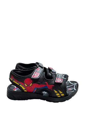 ALTUN TİCARET Summer Unisex Children's Sandals with Spiderman Figure