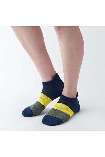 Muji Right Angle Sneaker Socks For Running for Women