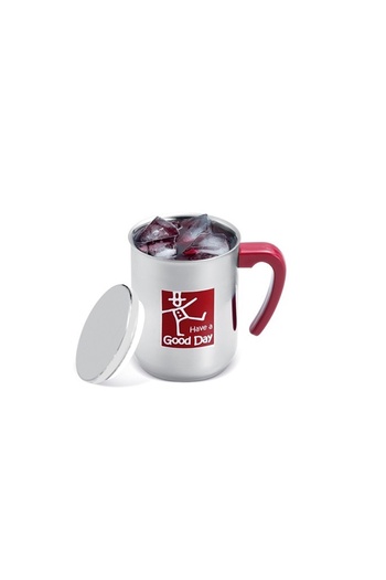 ZEBRA THAILAND High quality 304 stainless steel double wall mug with stainless steel lid