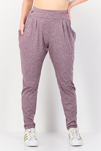 Asics Women Sportswear Fit Drawstring Training Track Pants, Mauve