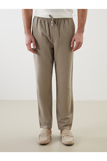 LC Waikiki Standard Fit Linen Look Men's Trousers