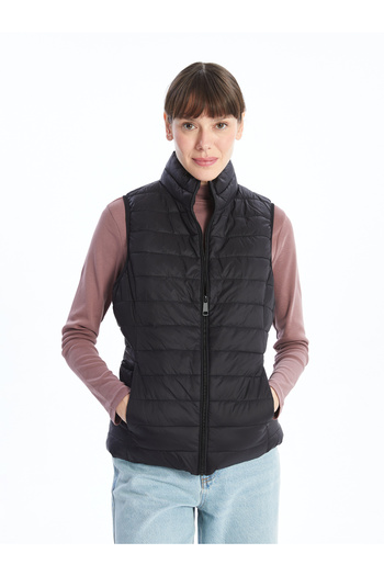 LC Waikiki Stand Collar Women's Puffer Vest