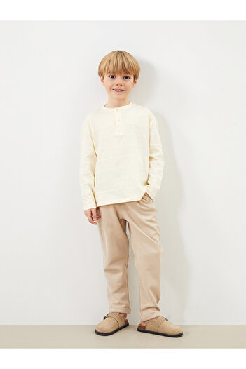 LC Waikiki Crew Neck Boys' T-Shirt and Pants 2 Pack