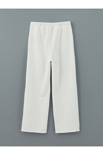 LC Waikiki Girl's Tweed Trousers with Elastic Waist