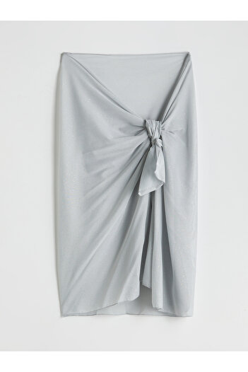 LC Waikiki Women's Glittery Pareo with Tie Waist