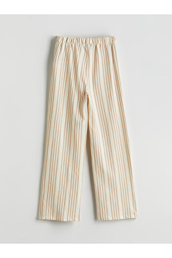 LC Waikiki Elastic Waist Striped Girl's Trousers