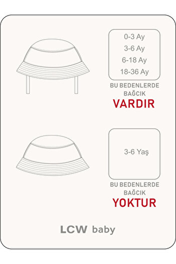 LC Waikiki Hayvan Figürlü Kız Bebek Bucket Şapka