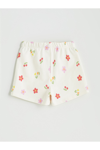 LC Waikiki Bedruckte Mädchen-Shorts mit elastischem Bund