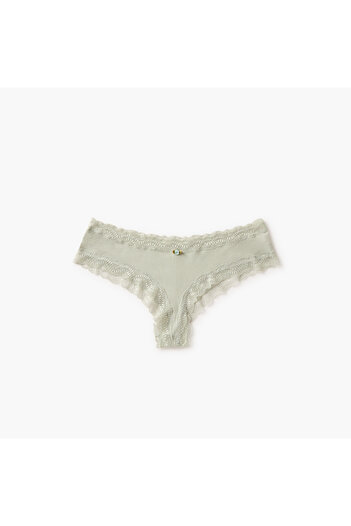 FAV Set of 2 - Lace Trim Ribbed Briefs
