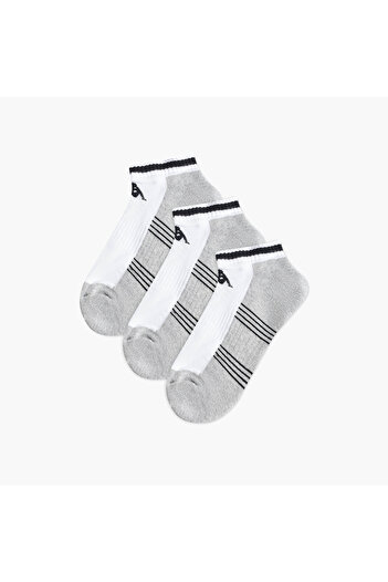 Kappa Set of 3 - Kappa Striped Ankle Length Half Terry Socks