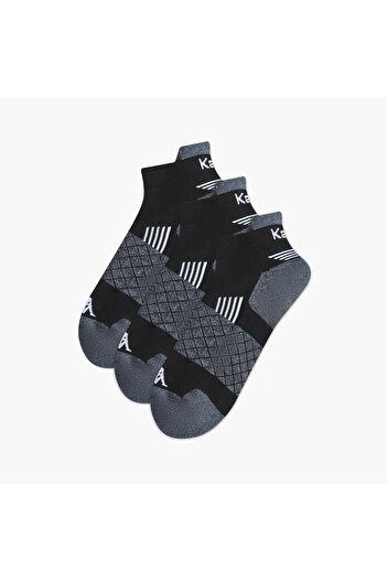 Kappa Set of 3 - Kappa Striped Ankle Length Half Terry Socks