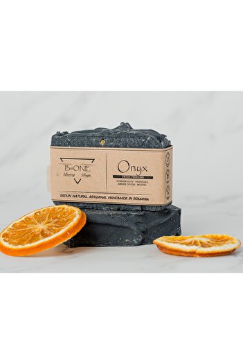 BeOne Cosmetics Onyx - deeply detoxifying, anti-acne handmade soap with activated charcoal