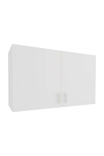haaus.ro Corp Superior haaus Oran, 2 Usi, Alb, 100 x 33 x 60 cm
