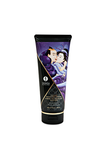 Shunga Massage cream, Exotic Fruits, 200 ml, paraben-free