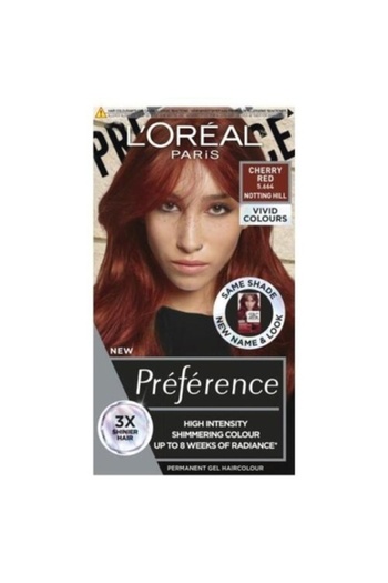 L'oreal Fixativ de păr, L'Oréal, Preference Vivids 5.664, Notting Hill Cherry Red 204ml