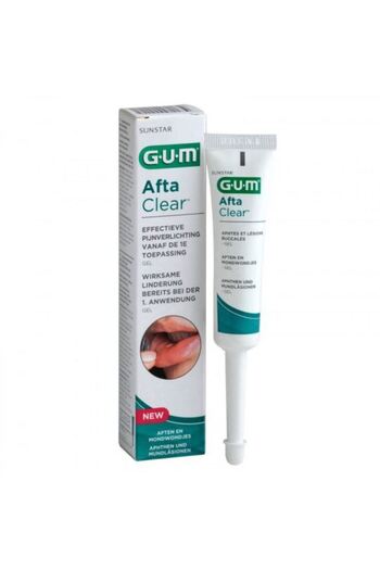 GUM Gel, Gum, AftaClear, Treatment Against Canker Sores and Mouth Ulcers, 10ml
