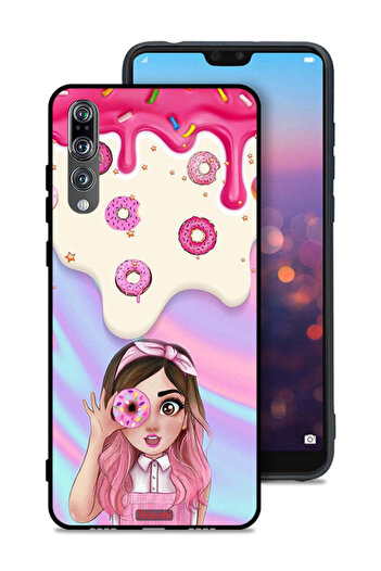Tolwak Huawei P20 Pro Protective Case Cover Holding Donut