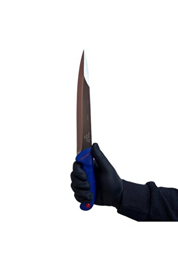 ZanaCasei SET CUȚITE INDUSTRIALE MĂCELARIE, 6 CUȚITE + SATÂR + MASAT + APARAT ASCUTIT CUTITE CADOU