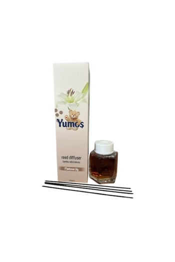 Yumoş Yumos Room Freshener with Sticks, Lily Aroma, 120 ml