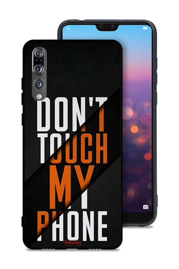 Tolwak Huawei P20 Pro Protective Case Cover Do Not Touch My Phone