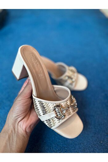 MİSS PARK MODA نعال يومية كريمية للنساء
