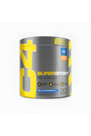 Cellucor Super Sport, Pre Workout, Energy, Hydration and Power, Blue Raspberry, 225g, 30 Servings
