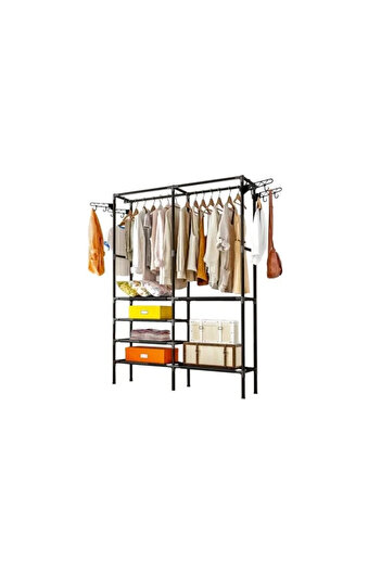 OEM Folding wardrobe with bar and shelves