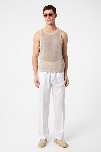 Antioch Ecru Knitwear Men's Undershirt