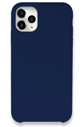 ykavm Newface iPhone 11 Pro Max Compatible Case Launch Legant Silicone - Navy Blue