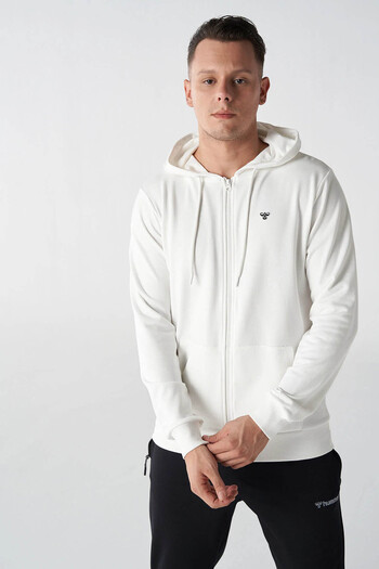 hummel T-Ic Ico Zippered White Men's Sweatshirt 921836-9003