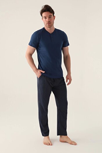 Arnetta Men's Double Set - Dark Indigo