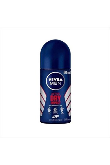 NIVEA for Men Dry Impact Antiperspirant Deodorant Roll-on 50ml