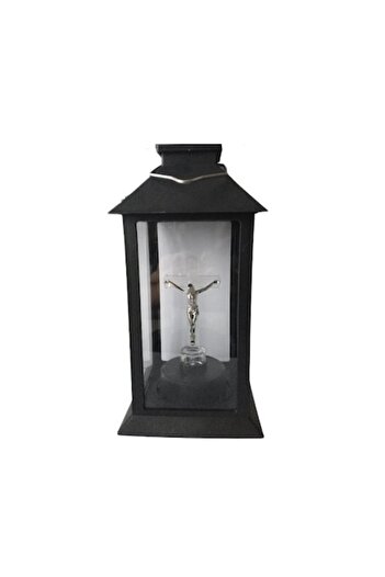 PST Solar Lantern Candle with Led Cross