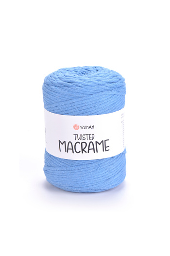 Yarnart Twisted Macrame - Μακραμέ Χέρι Πλεκτό Νήμα Μπλε-786