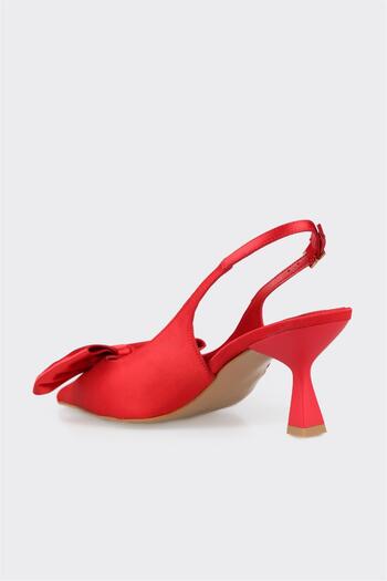 Elle Shoes Kırmızı Kadın Topuklu Ayakkabı 0