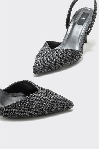 Elle Shoes Siyah Kadın Topuklu Ayakkabı