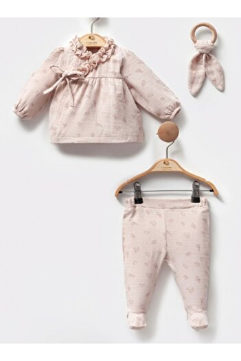 Cassiope Muslin Ruffled Ten-Piece Hospital Discharge Set