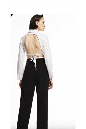 DENİKK Yudoowear, White Crop Shirt