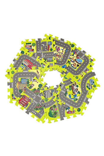 Bogadini 9 Piece Eva Foam Play Mat, Safe, Educational, Non-Slip and Waterproof