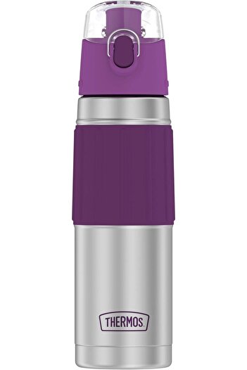 Thermos Stainless Steel Hydration Bottle, 18 Ounce, Deep Purple