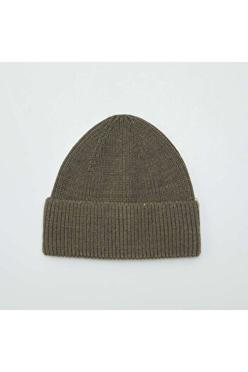 KIABI Ribbed hat KHAKI