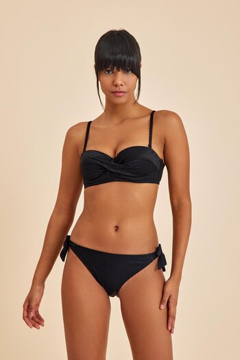 Amarelle Bali Black Side Tie Bikini Bottom