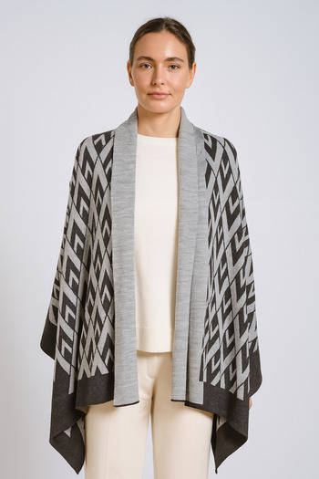 Sebir Moda V Patterned Knitwear Shawl